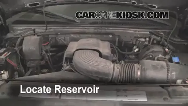 1999 Ford F-150 XLT 4.6L V8 Extended Cab Pickup (4 Door) Líquido limpiaparabrisas Agregar líquido